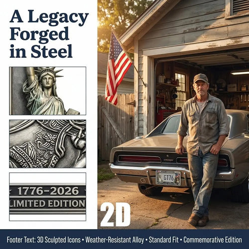 250th Anniversary Commemorative American License Plate Frame