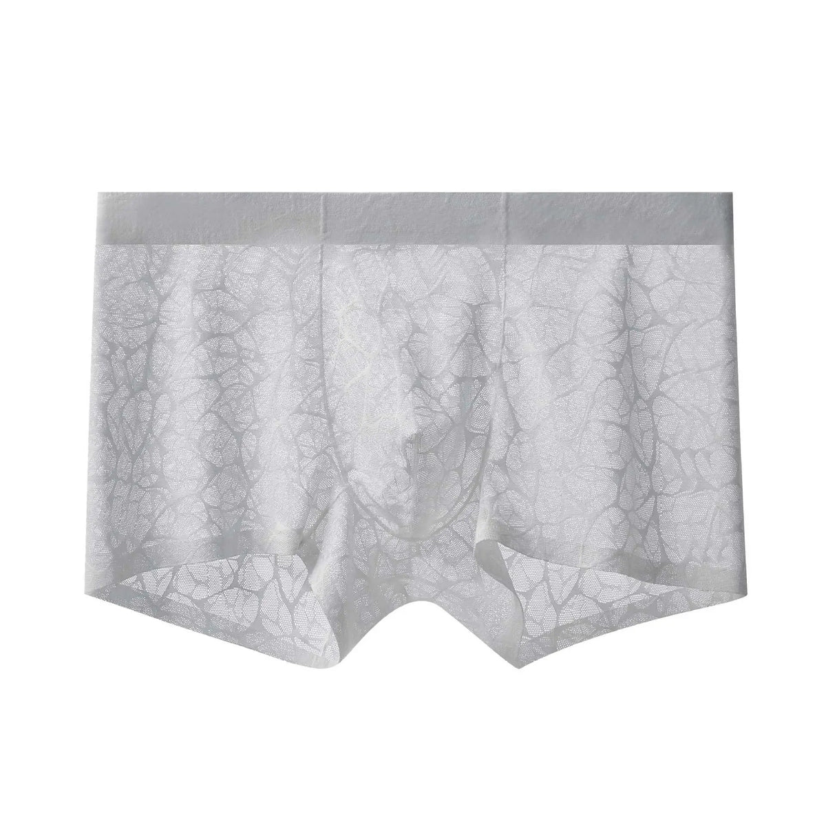 Men's Leopard Lace Ice Silk Boxer Briefs (4-Pack) ?✨