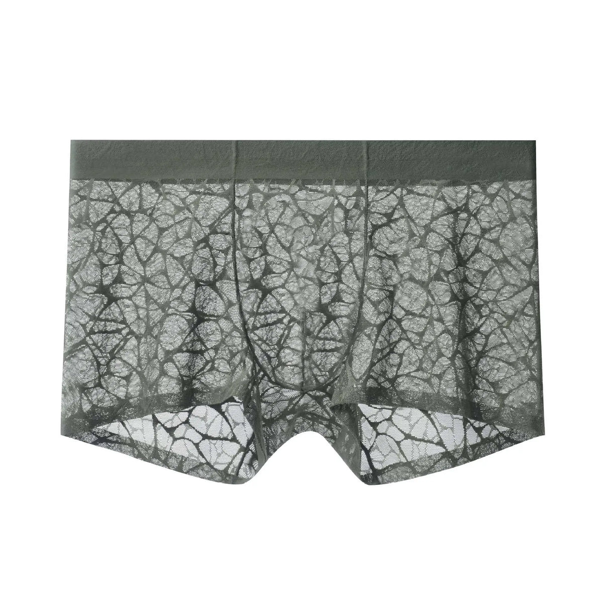 Men's Leopard Lace Ice Silk Boxer Briefs (4-Pack) ?✨