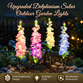 Upgraded Delphinium Solar Outdoor Garden Lights