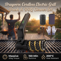 Drayvorx Cordless Electric Grill Brush & BBQ Cleaner Set