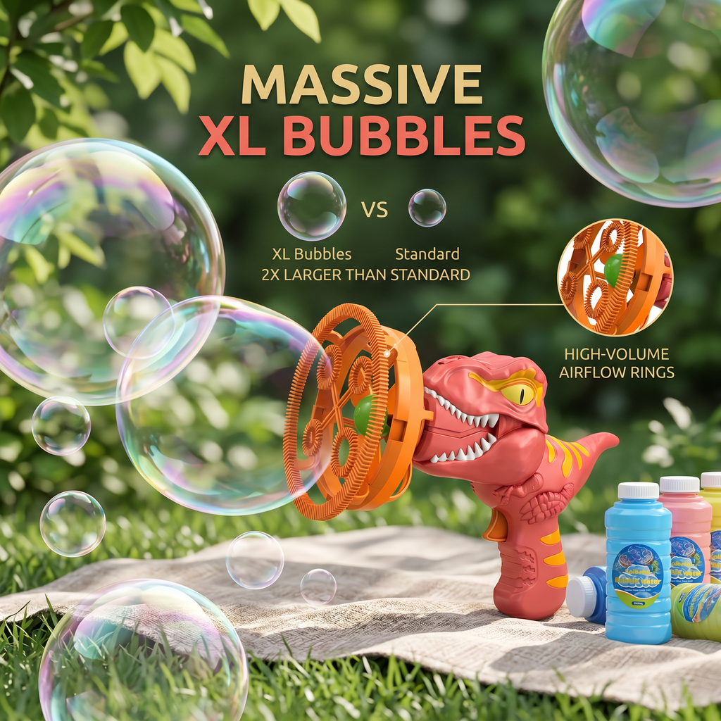 Semi-Automatic Fan Bubble Machine Toy
