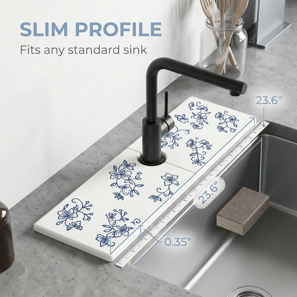 🚰 Diatomite Kitchen Sink Mat