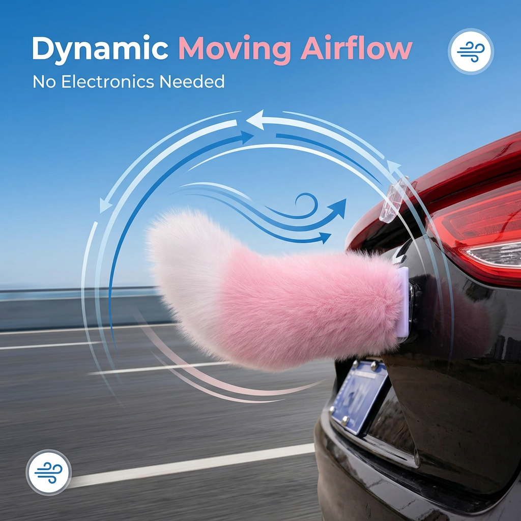 🚗 Moving Tail Car & Motorcycle Decoration