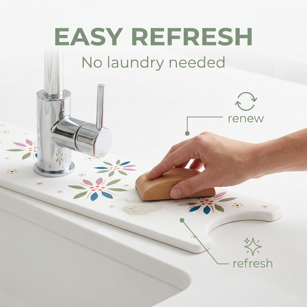 🚰 Diatomite Kitchen Sink Mat