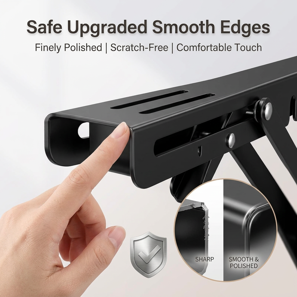 Heavy Duty Collapsible Folding Shelf Brackets