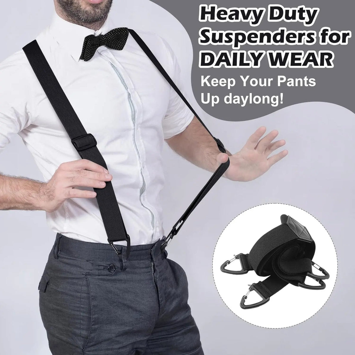 🔥Last Day 49% OFF - 👔 X-Back Hidden Under-Clothing Suspenders