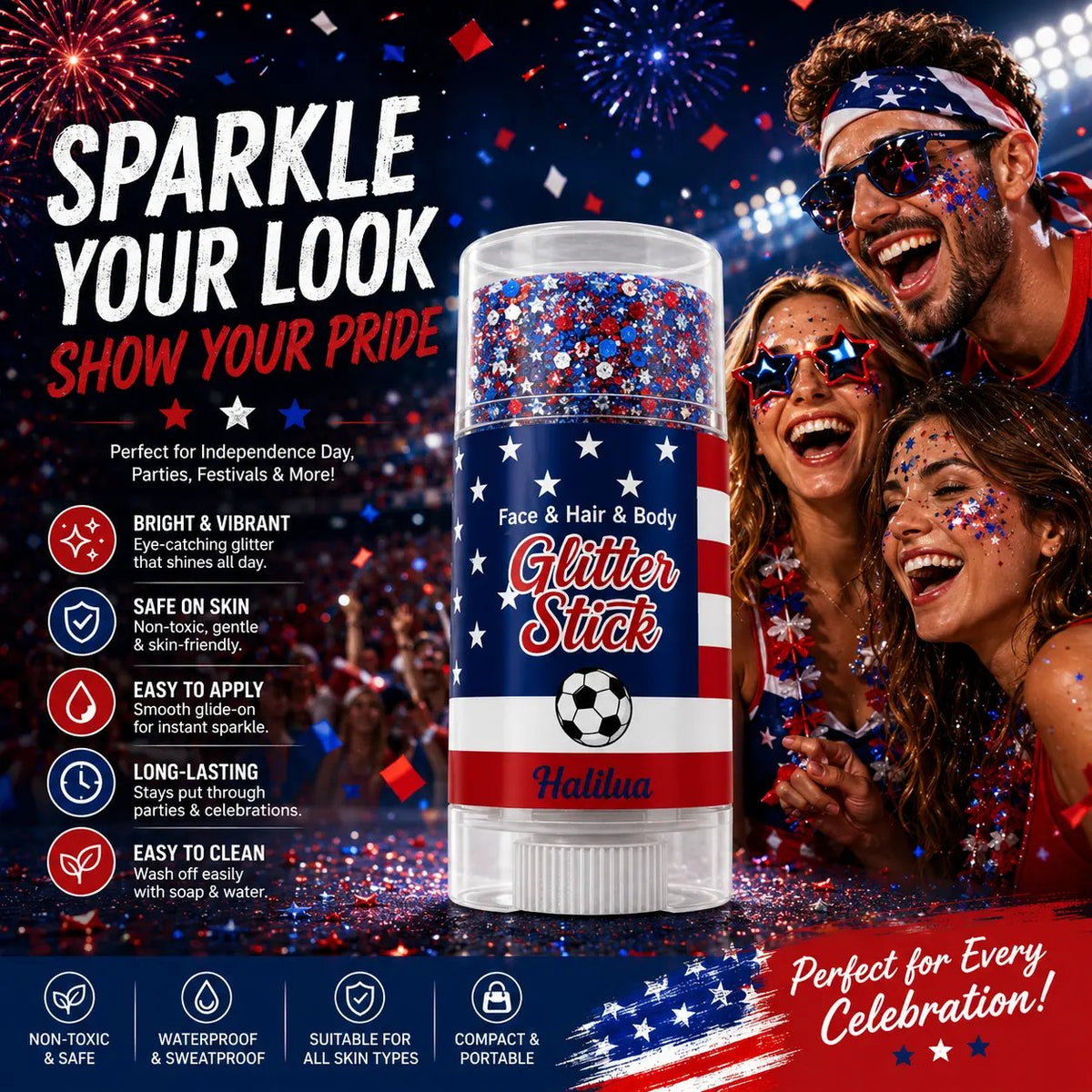 🔥Last Day 49% OFF -🎆 4th of July Glitter Stick