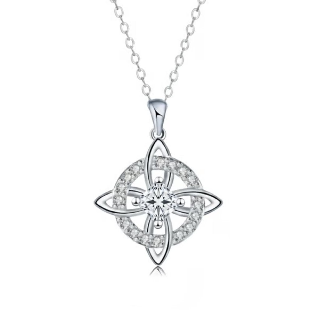 Mystical Birthstone Witches Knot Necklace –🔮💞Protect Your Loved Ones
