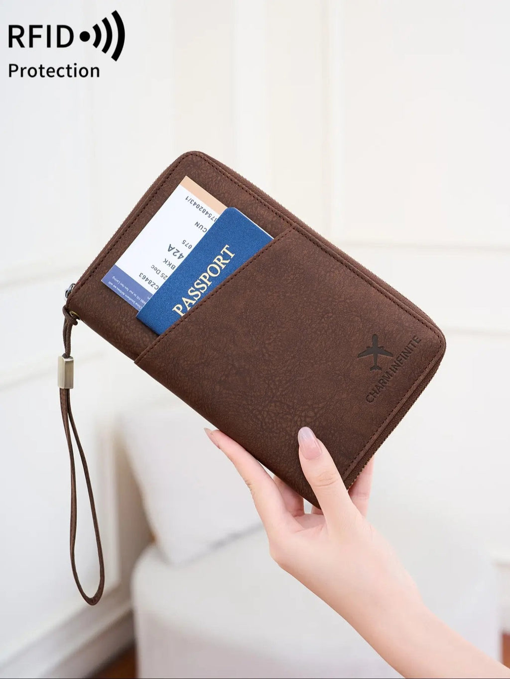 🔥Last Day 49% OFF - ✈️ RFID Blocking Multi-Passport Holder & Travel Organizer
