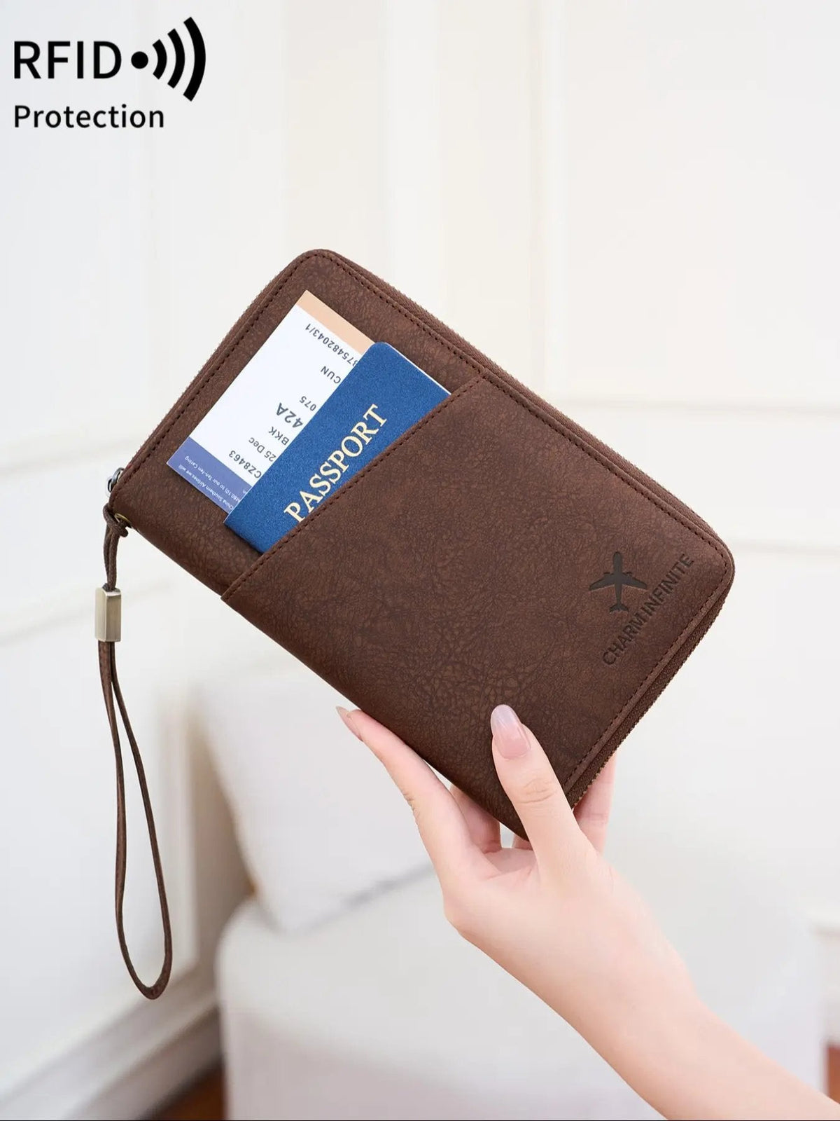 🔥Last Day 49% OFF - ✈️ RFID Blocking Multi-Passport Holder & Travel Organizer