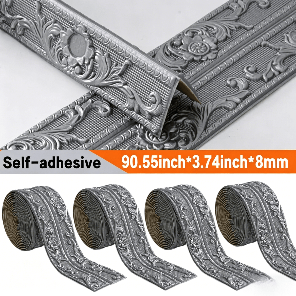 ✨Self-Adhesive Flexible Skirting & Wall Molding Trim