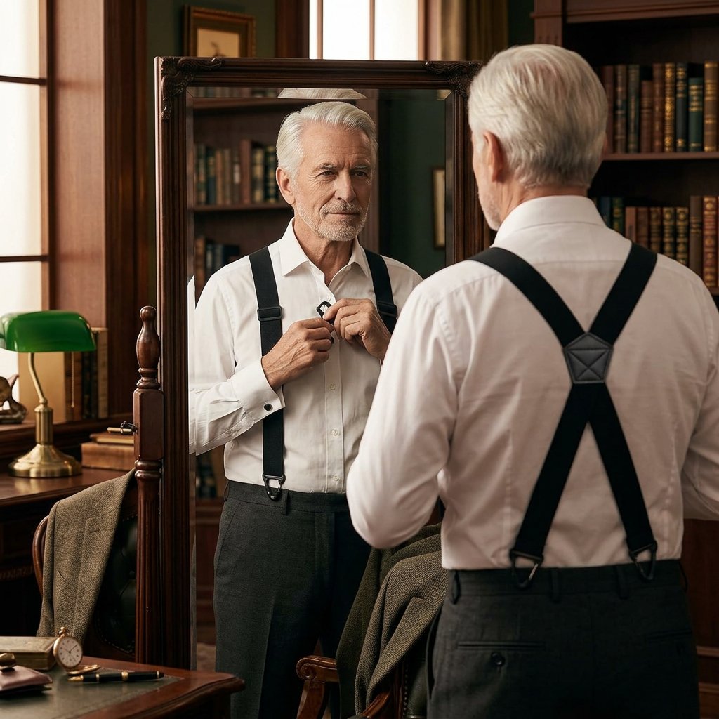 🔥Last Day 49% OFF - 👔 X-Back Hidden Under-Clothing Suspenders