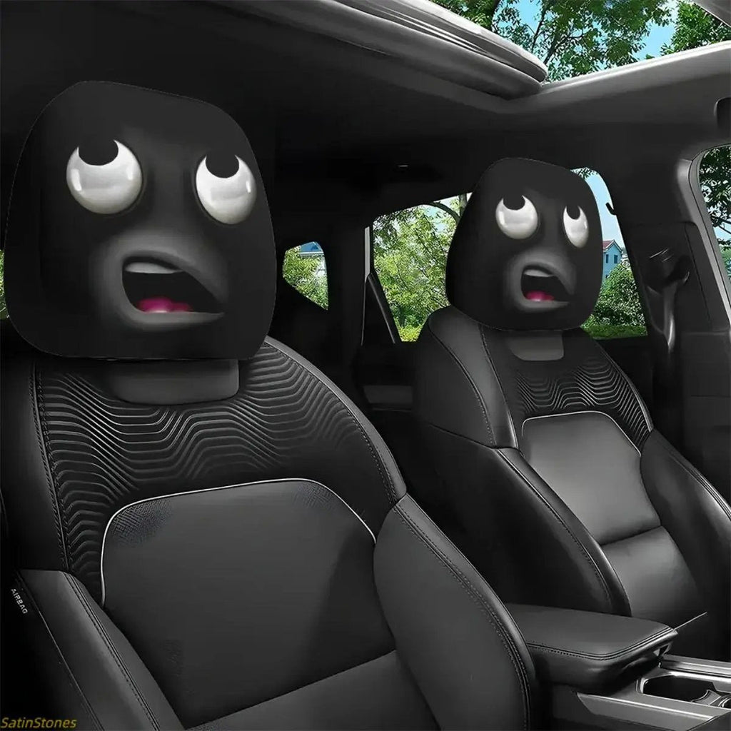 🔥LAST DAY 49% OFF-🤡 Creepy Funny "Uncanny" Car Headrest Covers