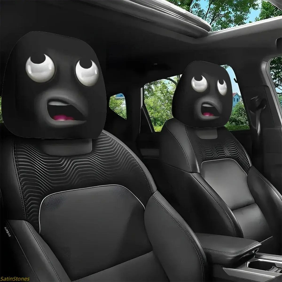 🔥LAST DAY 49% OFF-🤡 Creepy Funny "Uncanny" Car Headrest Covers