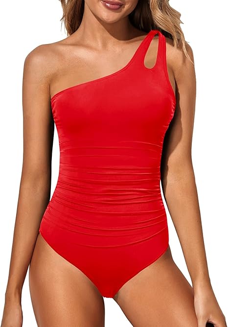 🩱One Shoulder One Piece Swimsuit🏖️