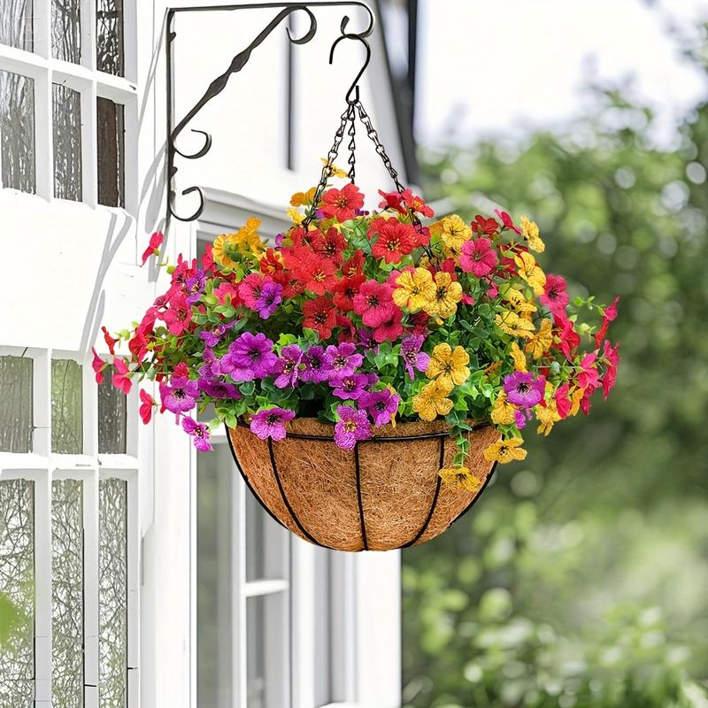 🔥Artificial Hanging Flower Basket🌸No Watering, No Wilting💧Everlasting Beauty for Your Home