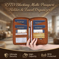 🔥Last Day 49% OFF - ✈️ RFID Blocking Multi-Passport Holder & Travel Organizer