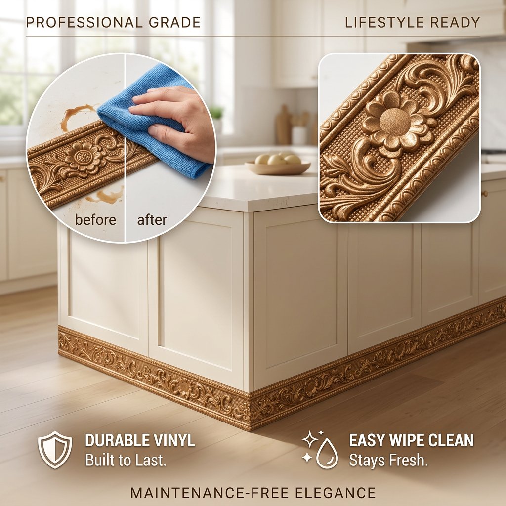 ✨Self-Adhesive Flexible Skirting & Wall Molding Trim