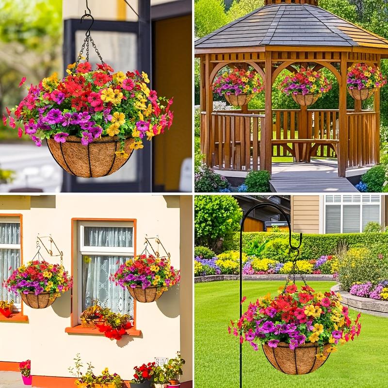 🔥Artificial Hanging Flower Basket🌸No Watering, No Wilting💧Everlasting Beauty for Your Home