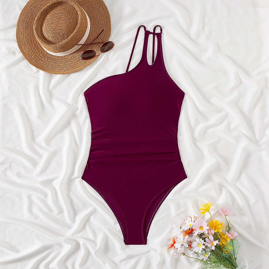 🩱One Shoulder One Piece Swimsuit🏖️