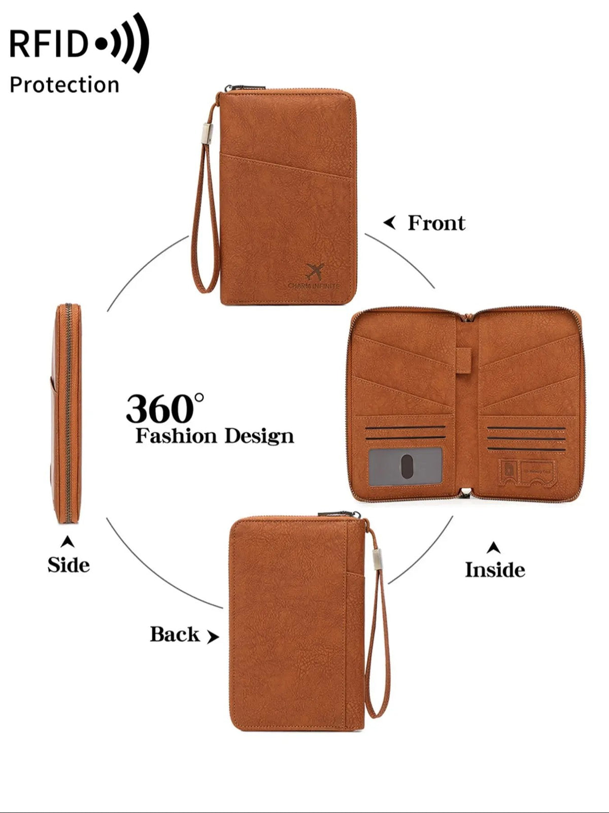 🔥Last Day 49% OFF - ✈️ RFID Blocking Multi-Passport Holder & Travel Organizer