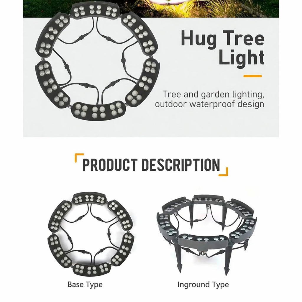 🌳 LED Ring Tree Light(Single piece) | Outdoor Waterproof Landscape Spotlight🛡️