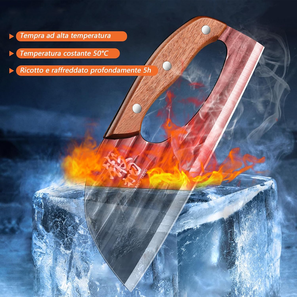 🥩Hand-Forged Effortless Slicing Knife for Meat & Vegetables 🔪