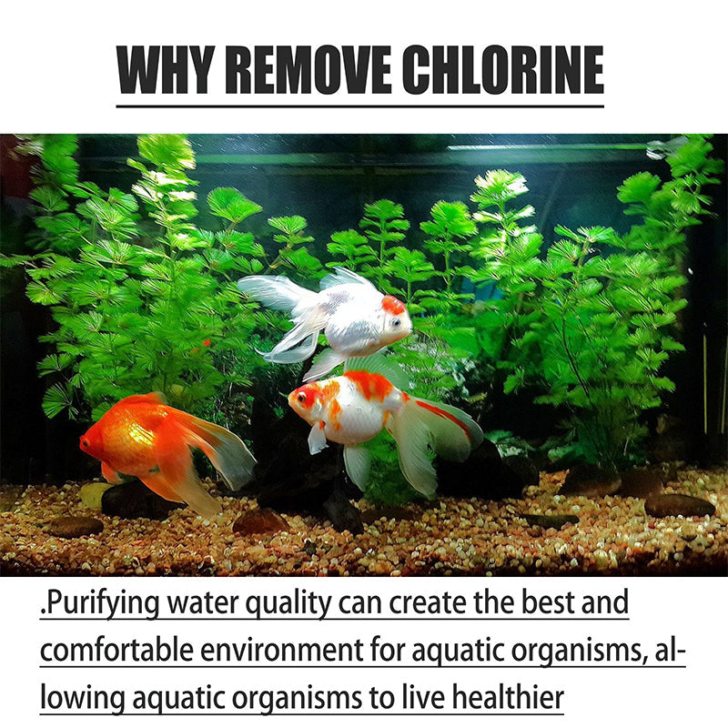 🐟💧Instant Chlorine Removal Tablets | Premium Fish Pond & Aquarium Purifier